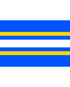 Flag: Municipal flag of Dolní Branná village |  landscape flag | 1.35m² | 14.5sqft | 90x150cm | 3x5ft 
