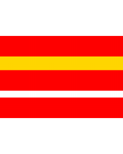 Flag: Municipal flag of Dolní Újezd village |  landscape flag | 1.35m² | 14.5sqft | 90x150cm | 3x5ft 