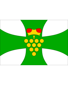 Flag: Municipal flag of Domanín village |  landscape flag | 0.06m² | 0.65sqft | 20x30cm | 8x12in 