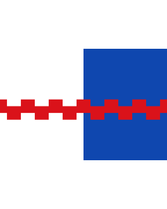 Flag: Municipal flag of Drahonín, Czech Republic |  landscape flag | 2.16m² | 23sqft | 120x180cm | 4x6ft 