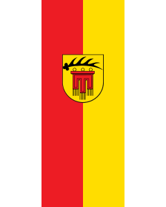 Flag: Böblingen (Kreis) |  portrait flag | 3.5m² | 38sqft | 300x120cm | 10x4ft 