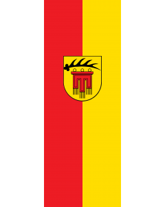 Flagge:  Böblingen (Kreis)  |  Hochformat Fahne | 6m² | 400x150cm 