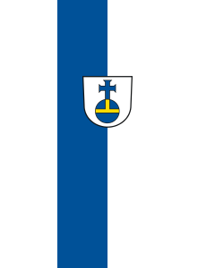 Bandera de Bandera vertical con potencia Aidlingen | bandera vertical | 6m² | 400x150cm