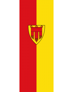 Flag: Böblingen |  portrait flag | 6m² | 64sqft | 400x150cm | 13x5ft 