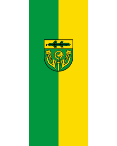 Flag: Deckenpfronn | portrait flag | 3.5m² | 38sqft | 300x120cm | 10x4ft