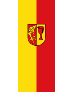Flag: Gärtringen |  portrait flag | 3.5m² | 38sqft | 300x120cm | 10x4ft 
