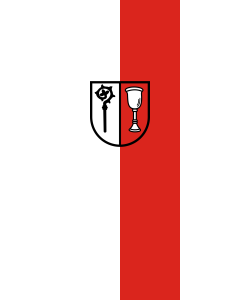 Flag: Gäufelden | portrait flag | 3.5m² | 38sqft | 300x120cm | 10x4ft