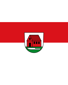 Flag: Hildrizhausen |  landscape flag | 1.35m² | 14.5sqft | 90x150cm | 3x5ft 