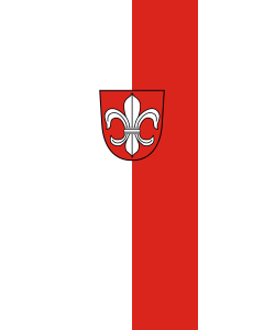 Flag: Holzgerlingen |  portrait flag | 3.5m² | 38sqft | 300x120cm | 10x4ft 