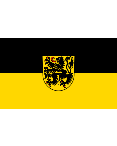 Flag: Leonberg |  landscape flag | 1.35m² | 14.5sqft | 90x150cm | 3x5ft 