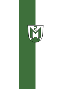 Bandera de Bandera vertical con potencia Magstadt | bandera vertical | 6m² | 400x150cm