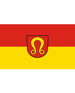 Bandera de  Nufringen |  bandera horizontal | 1.35m² | 90x150cm 