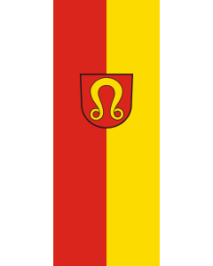 Flag: Nufringen |  portrait flag | 3.5m² | 38sqft | 300x120cm | 10x4ft 
