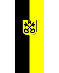 Flag: Renningen |  portrait flag | 3.5m² | 38sqft | 300x120cm | 10x4ft 