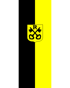 Bandera de  Renningen |  bandera vertical | 6m² | 400x150cm 