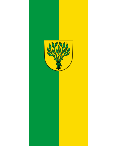 Flag: Rutesheim |  portrait flag | 3.5m² | 38sqft | 300x120cm | 10x4ft 
