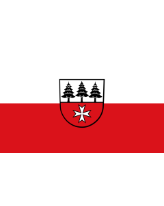 Bandera de  Jettingen |  bandera horizontal | 1.35m² | 90x150cm 