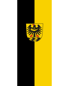 Drapeau: bannière drapau avec tunnel sans crochets Esslingen (Kreis) |  portrait flag | 3.5m² | 300x120cm 