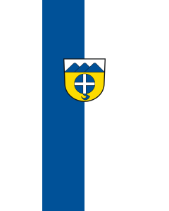 Bandera de Bandera vertical con potencia Baltmannsweiler | bandera vertical | 3.5m² | 300x120cm