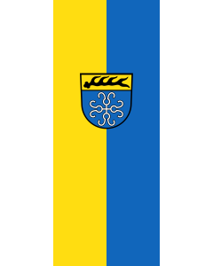 Flag: Kirchheim unter Teck |  portrait flag | 3.5m² | 38sqft | 300x120cm | 10x4ft 
