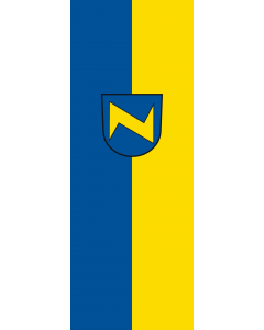 Flagge:  Neckartenzlingen  |  Hochformat Fahne | 6m² | 400x150cm 