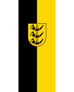 Flag: Neuffen | portrait flag | 3.5m² | 38sqft | 300x120cm | 10x4ft