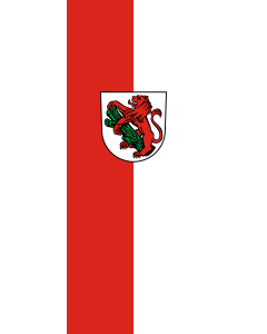 Flag: Neuhausen auf den Fildern |  portrait flag | 3.5m² | 38sqft | 300x120cm | 10x4ft 