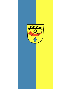 Bandera de Bandera vertical con potencia Nürtingen | bandera vertical | 3.5m² | 300x120cm