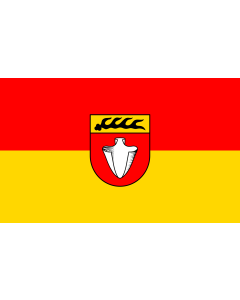 Flag: Reichenbach an der Fils |  landscape flag | 1.35m² | 14.5sqft | 90x150cm | 3x5ft 