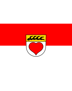 Flag: Schlaitdorf |  landscape flag | 1.35m² | 14.5sqft | 90x150cm | 3x5ft 
