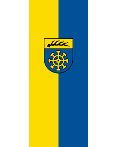 Flag: Unterensingen |  portrait flag | 3.5m² | 38sqft | 300x120cm | 10x4ft 