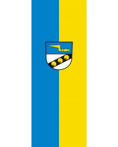 Drapeau: Wendlingen am Neckar |  portrait flag | 6m² | 400x150cm 