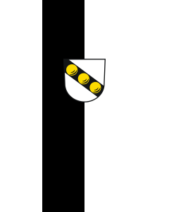 Flag: Wernau (Neckar) |  portrait flag | 3.5m² | 38sqft | 300x120cm | 10x4ft 