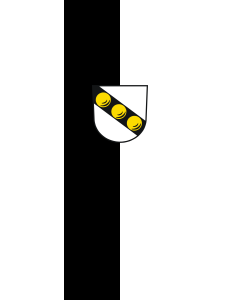 Bandera de Bandera vertical con potencia Wernau (Neckar) | bandera vertical | 6m² | 400x150cm