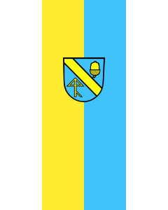 Bandera de Bandera vertical con manga cerrada para potencia Aichwald | bandera vertical | 3.5m² | 300x120cm