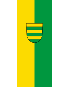 Bandera de Bandera vertical con potencia Filderstadt | bandera vertical | 3.5m² | 300x120cm