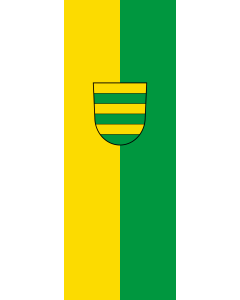 Bandera de  Filderstadt |  bandera vertical | 6m² | 400x150cm 