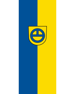 Bandera de Bandera vertical con potencia Leinfelden-Echterdingen | bandera vertical | 3.5m² | 300x120cm