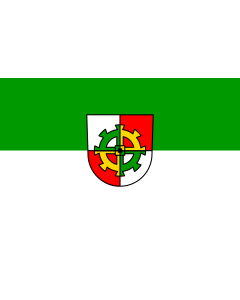 Flag: Ostfildern |  landscape flag | 1.35m² | 14.5sqft | 90x150cm | 3x5ft 