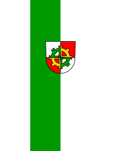 Flag: Ostfildern | portrait flag | 3.5m² | 38sqft | 300x120cm | 10x4ft