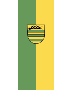 Flag: Aichtal |  portrait flag | 3.5m² | 38sqft | 300x120cm | 10x4ft 