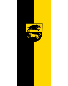 Flag: Adelberg |  portrait flag | 3.5m² | 38sqft | 300x120cm | 10x4ft 