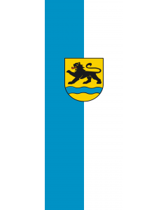 Flagge:  Birenbach  |  Hochformat Fahne | 6m² | 400x150cm 