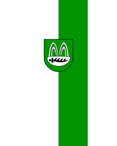 Bandera de Bandera vertical con potencia Bad Boll | bandera vertical | 3.5m² | 300x120cm