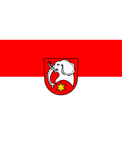 Flag: Deggingen |  landscape flag | 1.35m² | 14.5sqft | 90x150cm | 3x5ft 