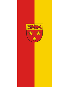Flag: Donzdorf |  portrait flag | 3.5m² | 38sqft | 300x120cm | 10x4ft 
