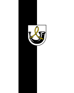 Flag: Dürnau |  portrait flag | 3.5m² | 38sqft | 300x120cm | 10x4ft 