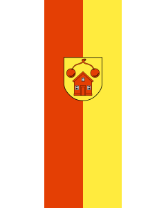 Bandera de  Gammelshausen |  bandera vertical | 6m² | 400x150cm 
