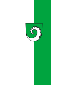 Bandera de Bandera vertical con potencia Gruibingen | bandera vertical | 3.5m² | 300x120cm