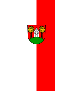 Flag: Hattenhofen | portrait flag | 3.5m² | 38sqft | 300x120cm | 10x4ft